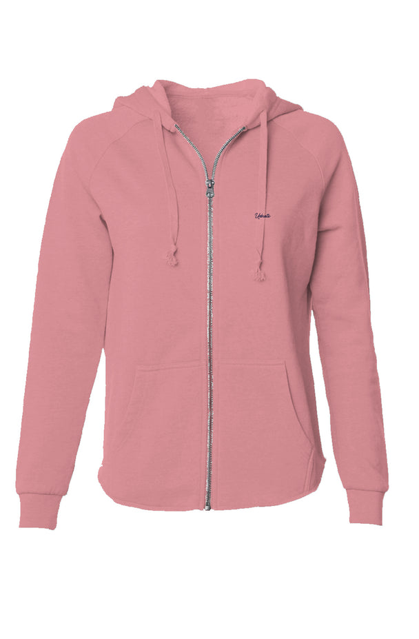 Womens Lightweight Zip Hoodie