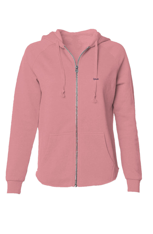 Womens Lightweight Zip Hoodie